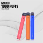 ISK032 1000 Puff Disposable Vape Philippines Nozzle Lip and Lip Fit Classic round rod