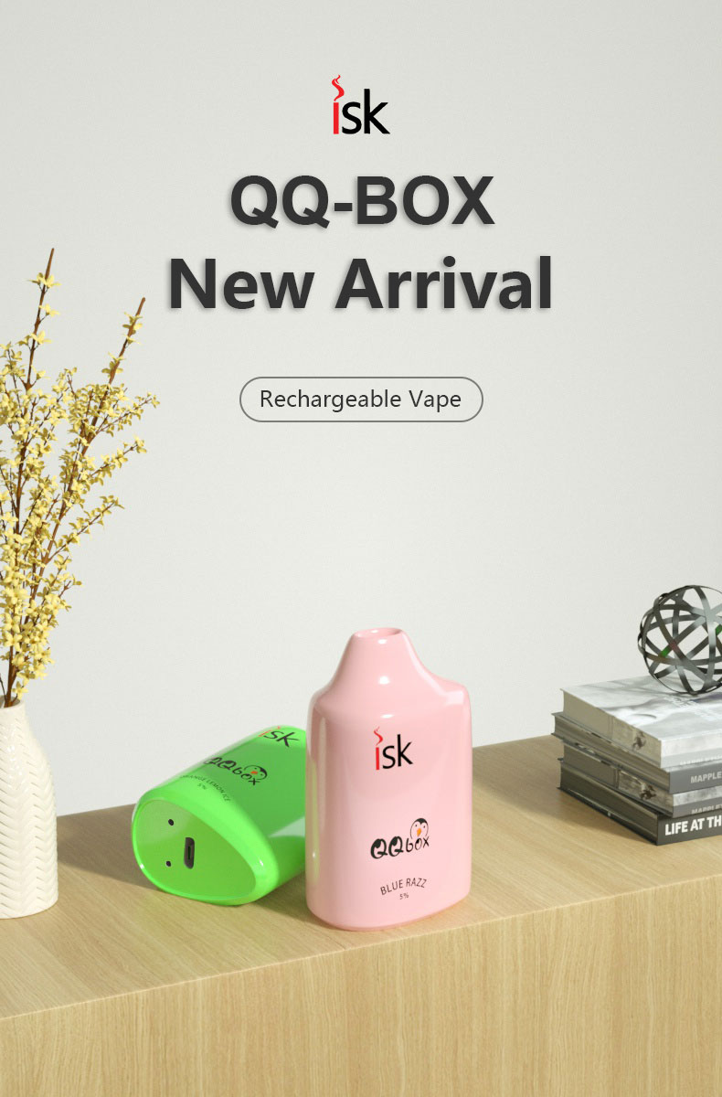 QQ-Box 5000 Puffs Disposable POD Philippines Rechargeable Vape device wholesale 